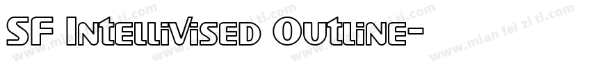 SF Intellivised Outline字体转换
